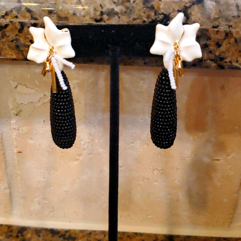 Tuxedo earrings